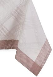 AmeliaHome Asztalterítő MILLUZA krémű metálfényes motívum klasszikus 140x300 ameliahome