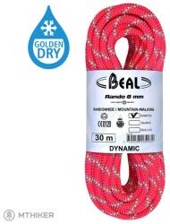 BEAL Rando Golden Dry kötél, 8 mm, rózsaszín (20 m)