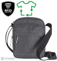 Lifeventure RFiD Újrahasznosított válltáska, szürke