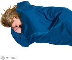 LIFEVENTURE Polycotton téglalap alakú hálózsák, sötétkék