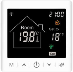 Beok Controls Okos Termosztát - WiFi - Gáz és Padlófűtéshez