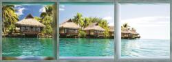  Karibi Panoráma 3D Fotótapéta - Vlies - 6 részes - 3XL