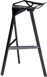 King Home Split Premium Alumínium Bárszék Fekete (KHM-BS-363.BLACK)