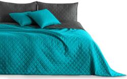 DecoKing Ágytakaró AXEL grafitszürke sima mikroszálas 240x260 DecoKing