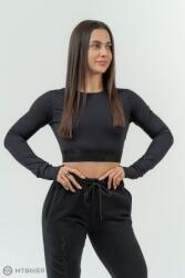 NEBBIA INTENSE Perform 839 női crop top, fekete (XS)