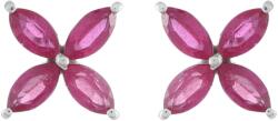  Ezüst Fülbevaló Thai Rubinnal, PCY10996