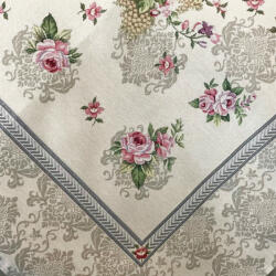 Rózsás klasszikus asztalterítő, 137 x 240 cm