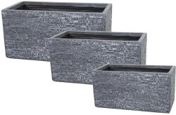  Ontario Tetra High Balkonláda - Kompozit - Grafit - 100x45x45cm (113656)