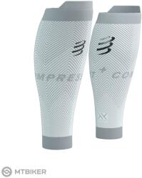 Compressport R2 Oxigén borjúhüvely, fehér/nebel szürke (T1)
