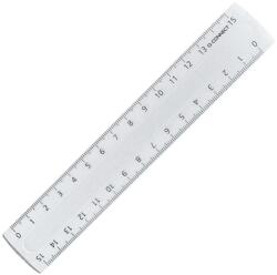 Q-CONNECT átlátszó 15 cm (KF00583)