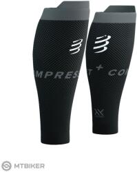 Compressport R2 Oxigén borjúhüvely, fekete/acélszürke (T4)
