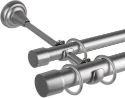  Fém Galéria Rúd - Dupla - 400 cm - Ezüst