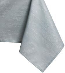 AmeliaHome Asztalterítő Vesta szürke dombornyomott modern 110x240 owal AmeliaHome