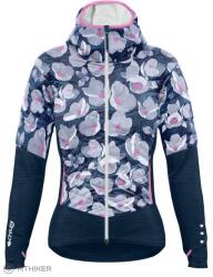 Crazy Trilogy Nyomtatott női kabát, hulló virág (XS)