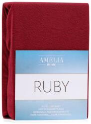 AmeliaHome Lepedő RUBY bordó frottír 120-140x200 AmeliaHome