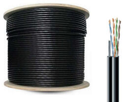 Safer Cablu UTP CAT5E, din cupru, 4x2x24 AWG, cu sufa metalica, rola 305 metri, Safer ADM-UTP5EPE-SUFA-305M (ADM-UTP5EPE-SUFA-305M)