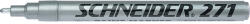 Schneider Marker cu vopsea Schneider Maxx 271, varf rotund 1-2mm - argintiu (S-127154) - forit