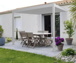  SUN PREMIUM WALL 3x3 m fehér terasz pergola