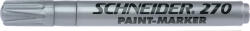 Schneider Marker cu vopsea Schneider Maxx 270, varf rotund 1-3mm - argintiu (S-127054) - forit
