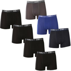 Lee Cooper 7PACK Férfi boxeralsó Lee Cooper többszínű (PO41014-mix) XL - pepita