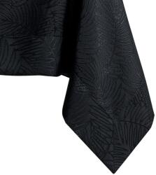 AmeliaHome Asztalterítő Gaia fekete dombornyomott 110x110 AmeliaHome