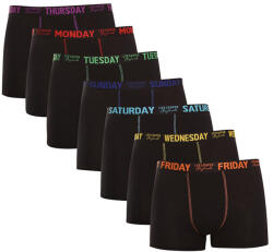 Lee Cooper 7PACK Férfi boxeralsó Lee Cooper fekete (LCUBOX7P0110-1769913) M