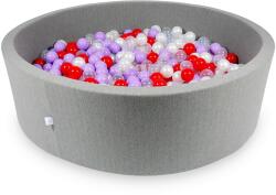  Középszürke labdamedence 130x40cm