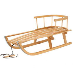 BAYO Fa Gyermekszánkó - Háttámlával - 90 cm (8596164114537)
