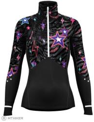 Crazy Pull Kinsej női póló, fekete/zebra (S)