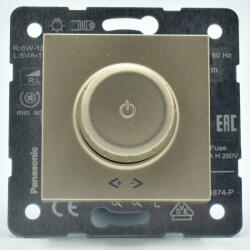 Panasonic Forgó fényerőszabályzó LED-hez, 6-100W, IP20, bronz, Panasonic Arkedia Slim