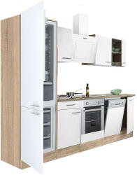 Leziter Yorki 280 konyhabútor alsó sütős, alulfagyasztós hűtős kivitelben