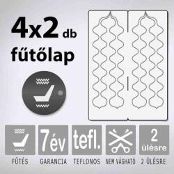 KIYO AWHL teflonszálas ülésfűtés, 2 ülésre 2 fűtési fokozattal (KY-AWHL-TEFL-STD01-S2)