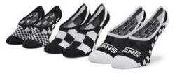 Vans 3 pár női zokni szett, Vans, kockás, fekete/fehér, szintetikus, 36 EU (0196014148866_31_5_36)