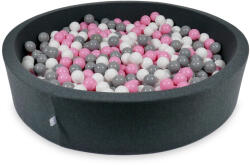  Grafitszürke labdamedence 130x30cm