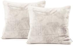 DecoKing Díszpárnahuzat MIC krémű sima motívum klasszikus 45x45 decoking