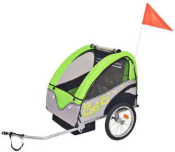  Kerékpár Utánfutó 2 Gyermeknek - 30 kg