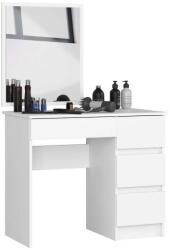 Akord Jobbkezes Fésülködőasztal P77_90 - fehér (T-6/SLCLPBIA)