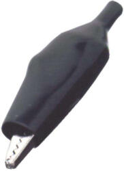 Home by Somogyi Home VCC 3/BK krokodilcsipesz, végig szigetelt, forrasztható, 55 mm, fekete (VCC 3/BK)