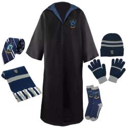 Harry Potter köntös és kiegészítők szett, Hollóhát ház, 6 darabos, kék, 6-9 éves korig