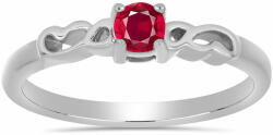  Ezüst Gyűrű Madagaszkári Rubinnal, Y59610/59