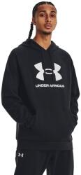 Under Armour Under Armour, Rival kapucnis bő fazonú pulóver kenguruzsebbel, Fekete, XL (1379758-001-XL)