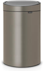 Brabantia Cos de gunoi Brabantia Touch Bin New 649732, 40 L, Inchidere silentioasa si lina, Spate plat, Gri (649732) Cos de gunoi