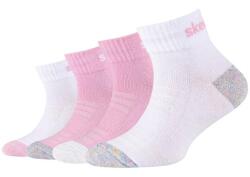 Skechers Zokni, Skechers, 4PPK, Pamut, rózsaszín, 27-30 (SK42042-1001_27-30)