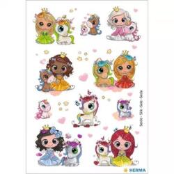 HERMA Herma: Prințese și unicorni pachet de autocolante