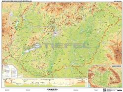 Stiefel Magyarország Domborzati Falitérkép - Iskolai - 1: 360.000 (87717)