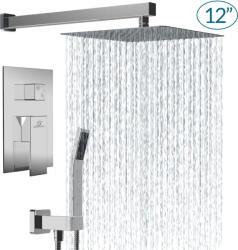  Modern Zuhanyrendszer - 30x30cm Négyzet - Esőhatású