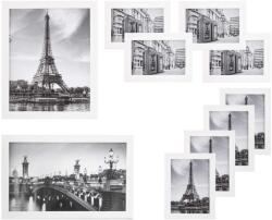 SPRINGOS Képkeret készlet 12db - Fehér (PF0004)