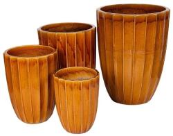  Harlow Vase kerámia váza szett mézbarna 30x39-55x71cm S4 (YC608230)