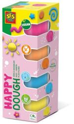 SES Creative Jó érzés gyurmázni - Happy 4X90gr (REG35807)