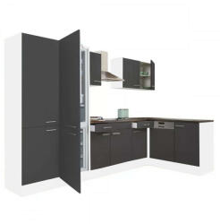 Leziter Yorki 340 sarok konyhabútor alulfagyasztós hűtős kivitelben - pepita - 403 560 Ft